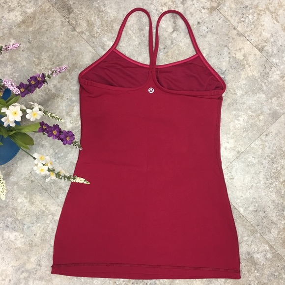 lululemon athletica Tops - ❤️ Lululemon athletica red  Y-tank